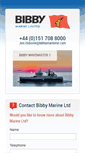 Mobile Screenshot of bibbymarine.com
