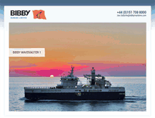 Tablet Screenshot of bibbymarine.com